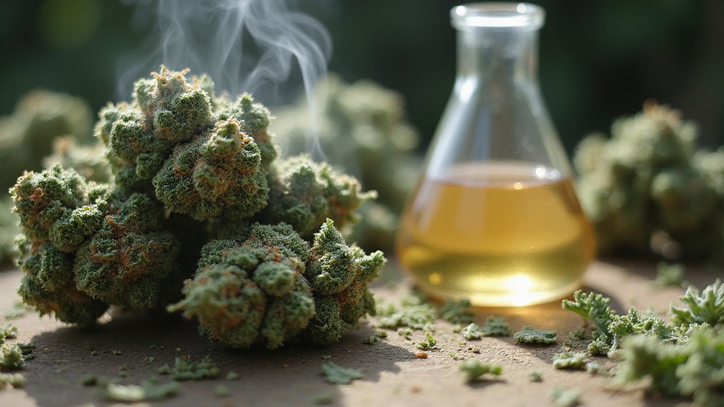chemiczne interakcje aromatów konopi